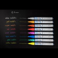 Schneider 010 Lackmarker farbsortiert 0,8 mm, 4 Set