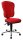 Topstar Bürostuhl Steel Point 80, 8189 BB2 Stoff rot, Gestell chrom