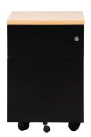 Gürkan Rollcontainer schwarz 2 Auszüge 40,0 x...