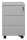 Gürkan Rollcontainer lichtgrau 3 Auszüge 40,0 x 60,0 x 62,0 cm