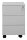 Gürkan Rollcontainer lichtgrau 3 Auszüge 40,0 x 60,0 x 61,0 cm