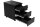 Gürkan Rollcontainer schwarz 3 Auszüge 40,0 x 60,0 x 61,0 cm