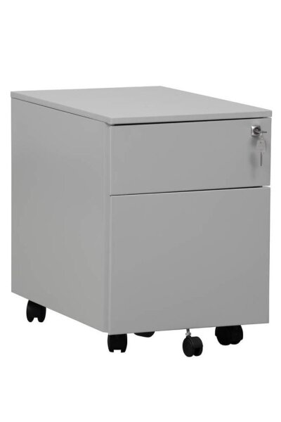 Gürkan Rollcontainer lichtgrau 2 Auszüge 39,0 x 59,0 x 55,0 cm