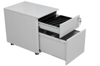 Gürkan Rollcontainer lichtgrau 2 Auszüge 39,0 x 59,0 x 55,0 cm