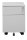 Gürkan Rollcontainer lichtgrau 2 Auszüge 39,0 x 59,0 x 55,0 cm