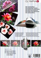 OLYMPIA Laminierfolien-Set glänzend für A4, A5,...