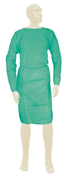 Meditrade® unisex Schutzkittel BeeSana®PP grün Einheitsgröße 10 St.