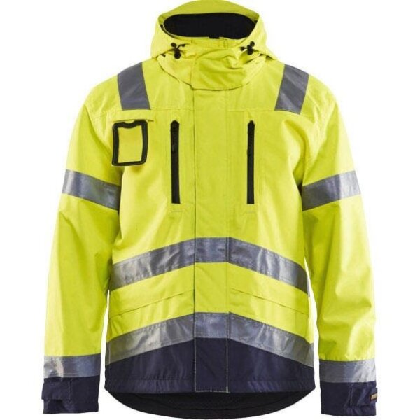 BLAKLÄDER® unisex Regenjacke "4837" gelb Größe XL