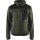 BLAKLÄDER® Herren Strickjacke 4930 armygrün/schwarz Größe M