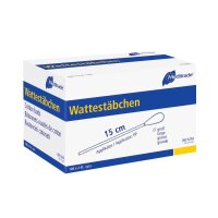 Meditrade® Wattestäbchen weiß, 200 St.
