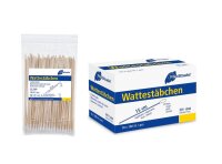 Meditrade® Wattestäbchen klein braun, 1.000 St.