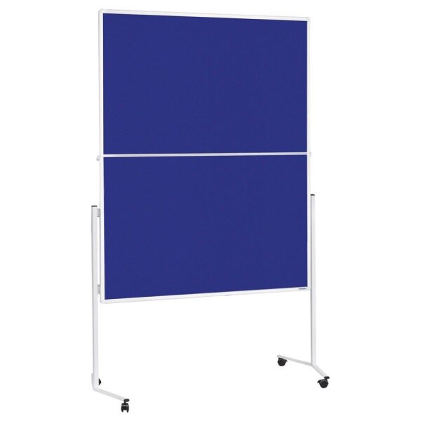 magnetoplan Moderationswand 120,0 x 150,0 cm marineblau