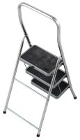 KRAUSE Klapptritt MONTO Toppy XL silber 3 Stufen, H: 140,0 cm