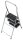 KRAUSE Klapptritt MONTO Toppy XL silber 3 Stufen, H: 140,0 cm