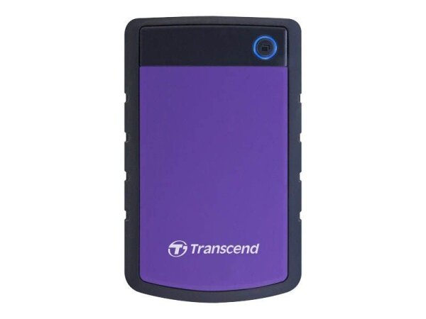 Transcend StoreJet 25H3B 2 TB externe HDD-Festplatte schwarz, violett