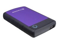 Transcend StoreJet 25H3B 2 TB externe HDD-Festplatte schwarz, violett