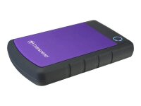 Transcend StoreJet 25H3B 2 TB externe HDD-Festplatte schwarz, violett