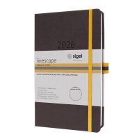 SIGEL Buchkalender Conceptum 2026 grau, 1 St.