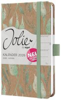 SIGEL Buchkalender Jolie 2026 Sparkle Leaves, 1 St.