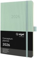 SIGEL Buchkalender Conceptum 2026 mintgrün, 1 St.
