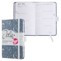 SIGEL Buchkalender Jolie 2026 Cosmic Fantasy Blue, 1 St.