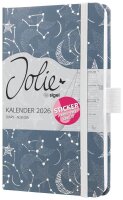 SIGEL Buchkalender Jolie 2026 Cosmic Fantasy Blue, 1 St.