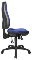 Topstar Bürostuhl Support SY, 8550 G26 Stoff blau, Gestell schwarz