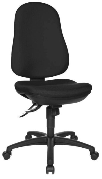 Topstar Bürostuhl Support SY, 8550 G20 Stoff schwarz, Gestell schwarz