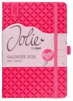 SIGEL Buchkalender Jolie 2026 fuchsia pink, 1 St.