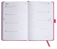SIGEL Buchkalender Jolie 2026 fuchsia pink, 1 St.