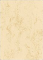 SIGEL Motivpapier Marmor beige DIN A4 90 g/qm 25 Blatt