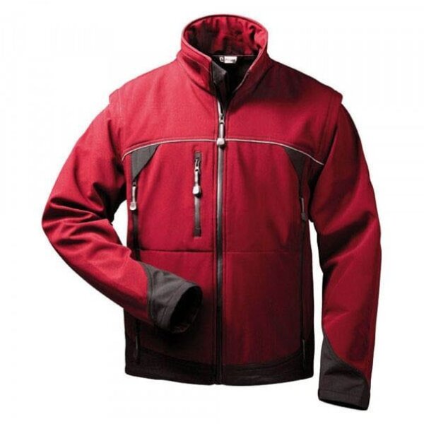 elysee® Herren Softshelljacke 2-in-1 "SIGMA" rot Größe L