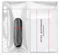 VELOFLEX 2er USB-Stick-Hüllen abheftbar transparent,...