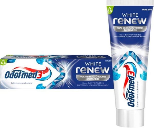 Odol-med3® WHITE renew Zahnpasta 75 ml