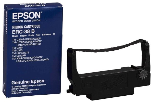 EPSON ERC38B - S015374 schwarz Farbband, 1 St.