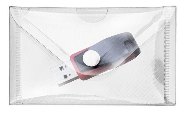 VELOFLEX 1er USB-Stick-Hüllen transparent, 100 St.