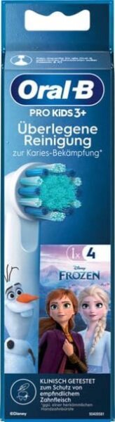 Oral-B PRO KIDS3+ Zahnbürstenaufsätze, 4 St.