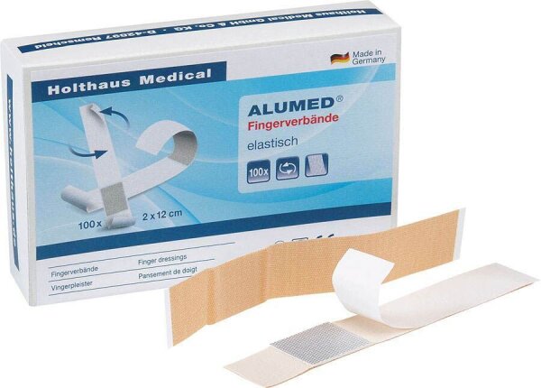 Holthaus Medical Fingerpflaster Alumed 40702 beige 2,0 x 12,0 cm, 100 St.