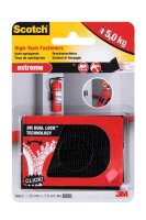 Scotch Klettstreifen Extreme Fastener schwarz, 4 St.