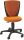 Topstar Kinderdrehstuhl High Scool®, 70570 BB40 Stoff orange, Gestell schwarz