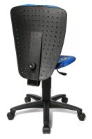 Topstar Kinderdrehstuhl High Scool®, 70570 CA40 Stoff blau, Gestell schwarz