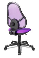Topstar Kinderdrehstuhl Open Art® Junior, 71430 S07 Stoff lila, Gestell schwarz