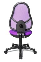 Topstar Kinderdrehstuhl Open Art® Junior, 71430 S07 Stoff lila, Gestell schwarz