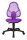 Topstar Kinderdrehstuhl Open Art® Junior, 71430 S07 Stoff lila, Gestell schwarz