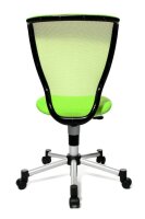Topstar Kinderdrehstuhl Titan Junior, 71487 S05 Stoff grün, Gestell silber