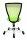 Topstar Kinderdrehstuhl Titan Junior, 71487 S05 Stoff grün, Gestell silber