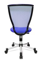 Topstar Kinderdrehstuhl Titan Junior, 71487 S18 Stoff blau, Gestell silber