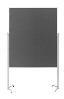 magnetoplan Moderationswand 120,0 x 150,0 cm dunkelgrau