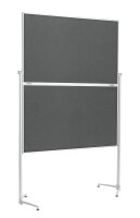 magnetoplan Moderationswand 120,0 x 150,0 cm dunkelgrau