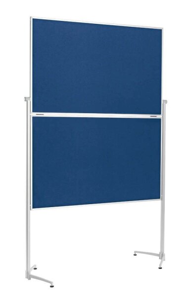 magnetoplan Moderationswand 120,0 x 150,0 cm marineblau
